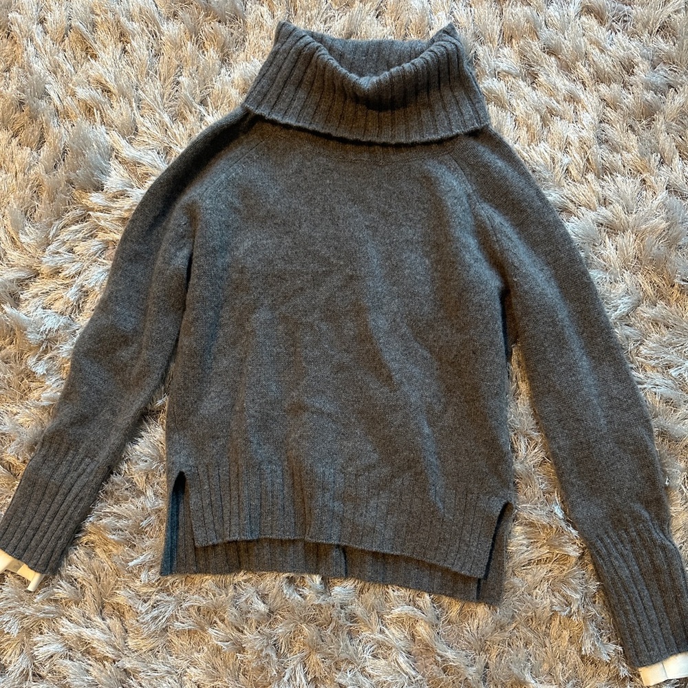 Magaschoni Charcoal Turtleneck Sweater